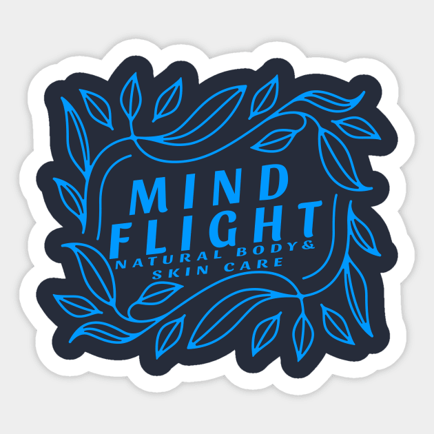 Mind Flight Leaf Ring Sticker by mindflightco